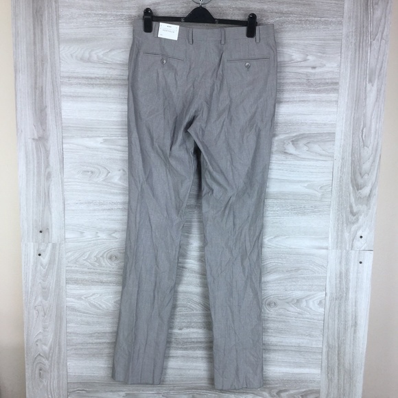 Perry Ellis Portfolio Striped Suit Pants - Picture 3 of 5